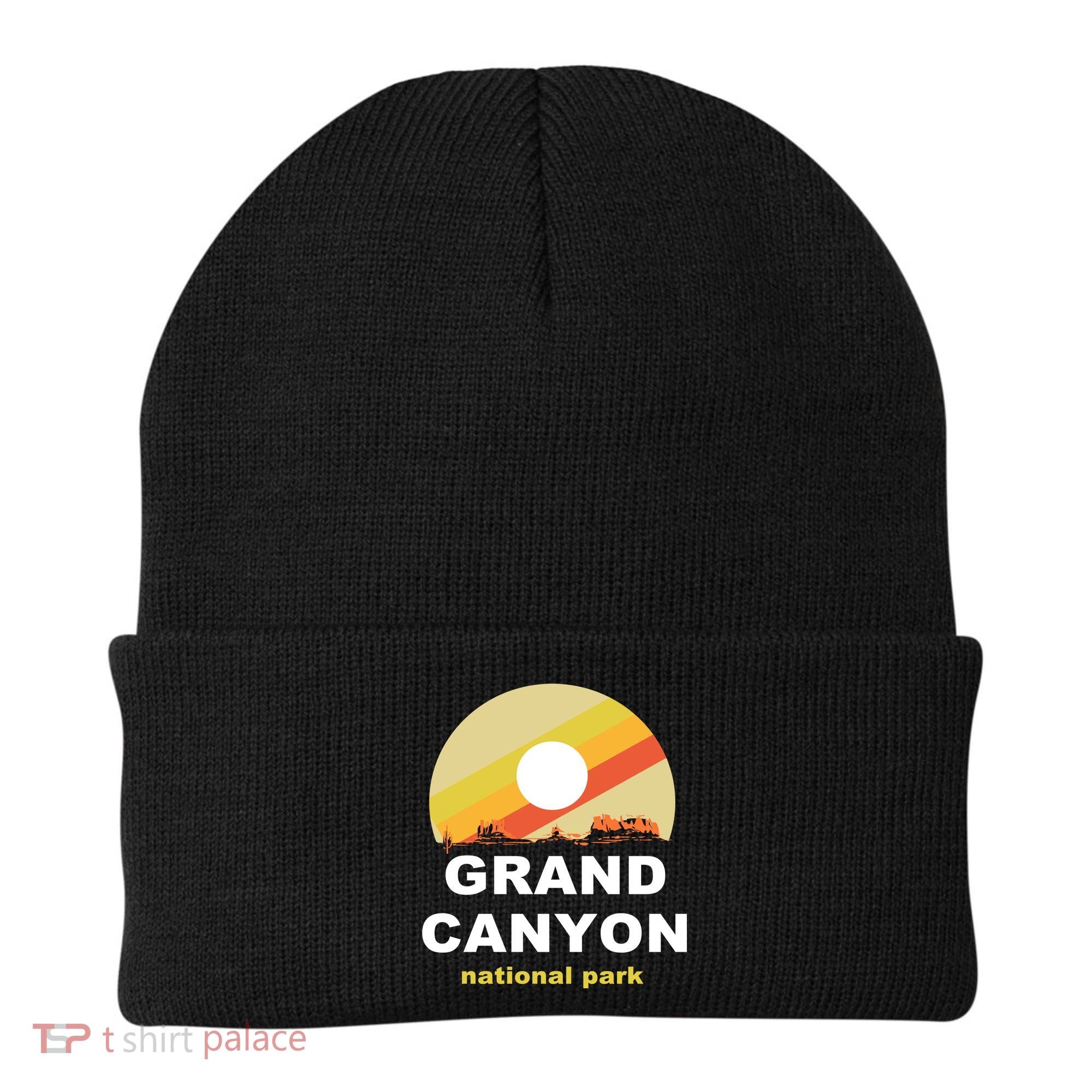 Grand Canyon National Park Retro Logo Beanie