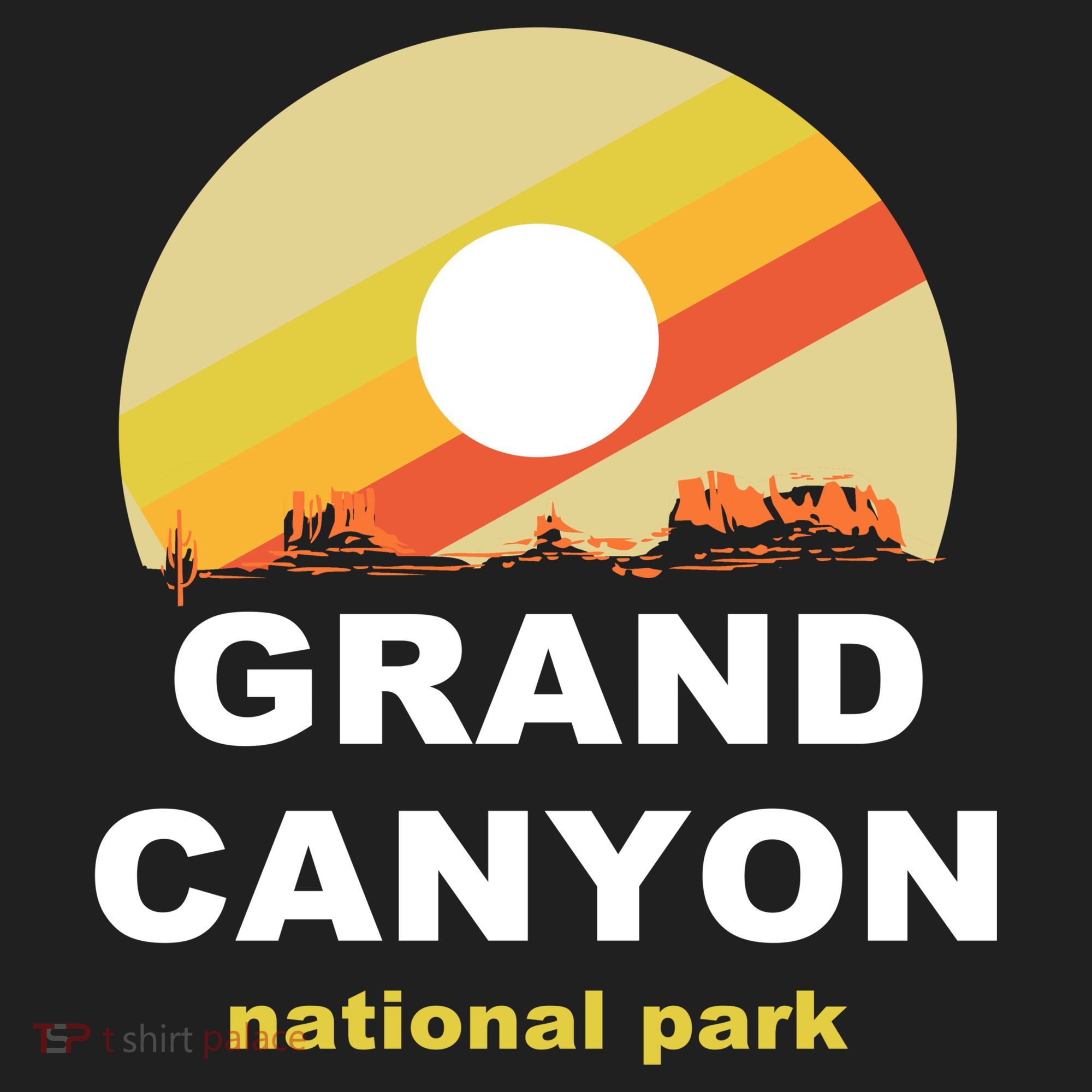 Grand Canyon National Park Retro Logo Beanie