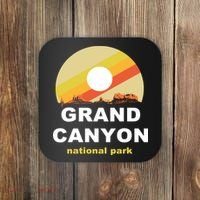 Grand Canyon National Park Retro Logo Coaster thumb 0