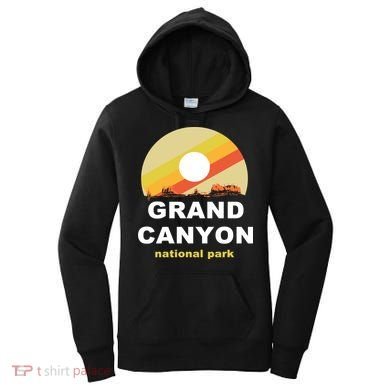 Grand Canyon National Park Retro Logo Women's Hoodie