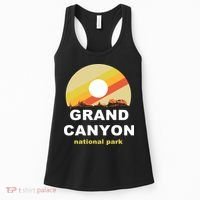 Grand Canyon National Park Retro Logo Women's Tank Top thumb 0