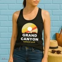 Grand Canyon National Park Retro Logo Women's Tank Top thumb 2