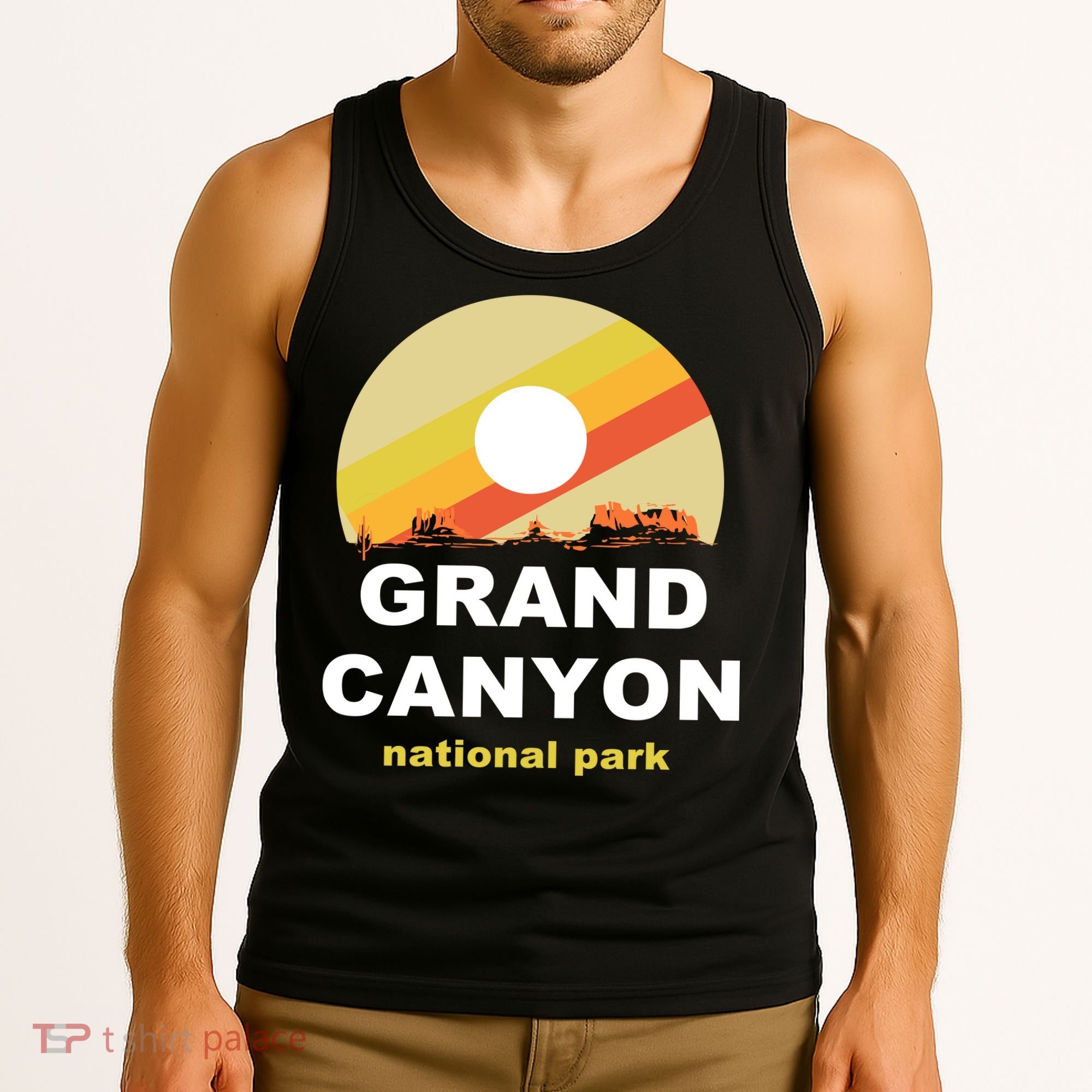 Grand Canyon National Park Retro Logo Tank Top