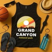 Grand Canyon National Park Retro Logo Tank Top thumb 4