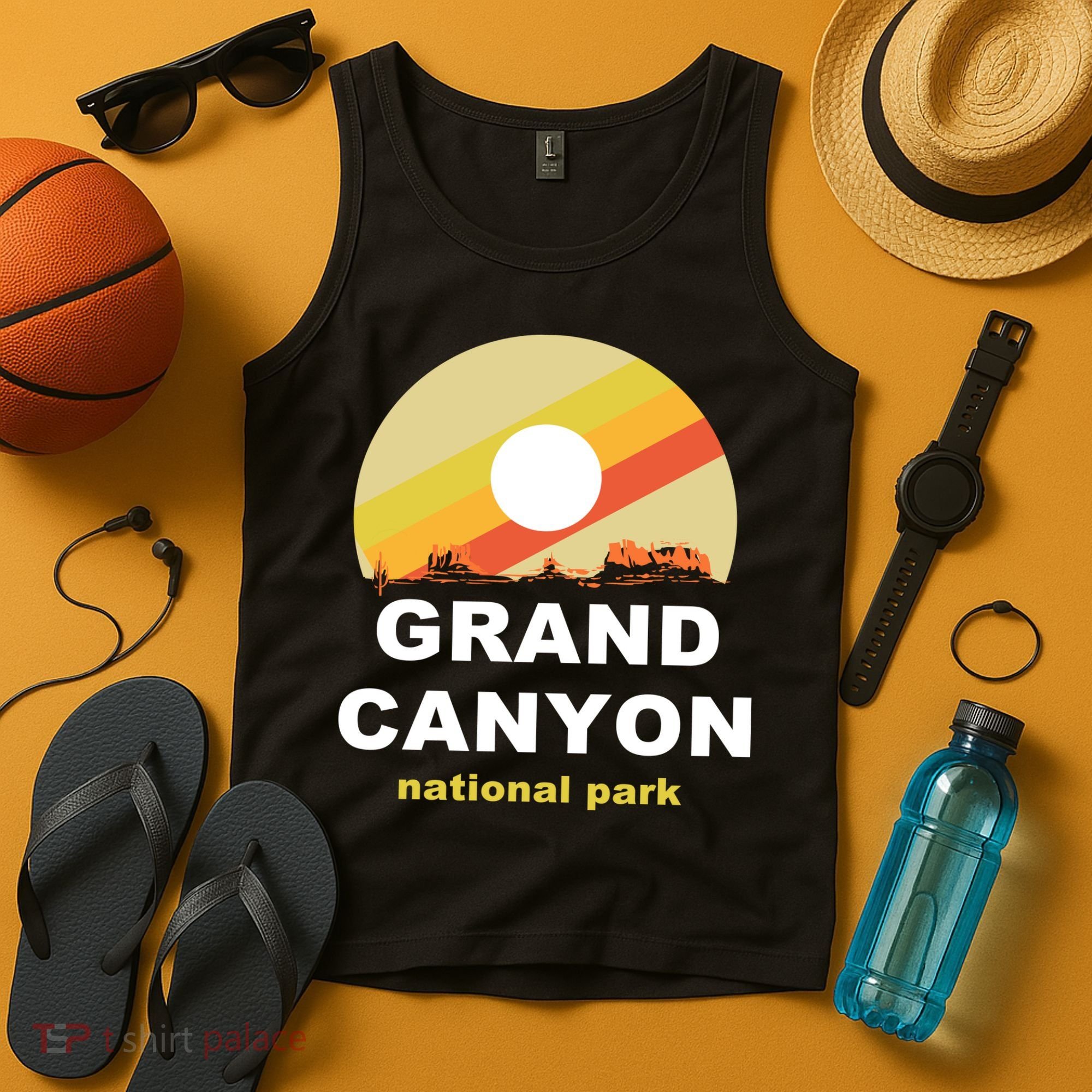 Grand Canyon National Park Retro Logo Tank Top