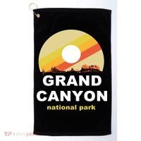 Grand Canyon National Park Retro Logo Golf Towel thumb 0