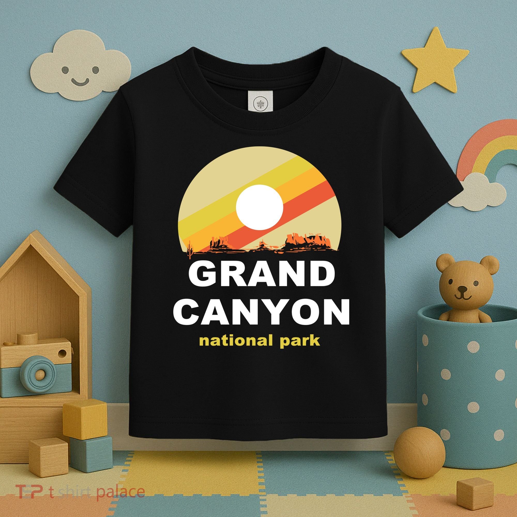 Grand Canyon National Park Retro Logo Toddler T-Shirt