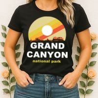 Grand Canyon National Park Retro Logo Women's T-Shirt thumb 2