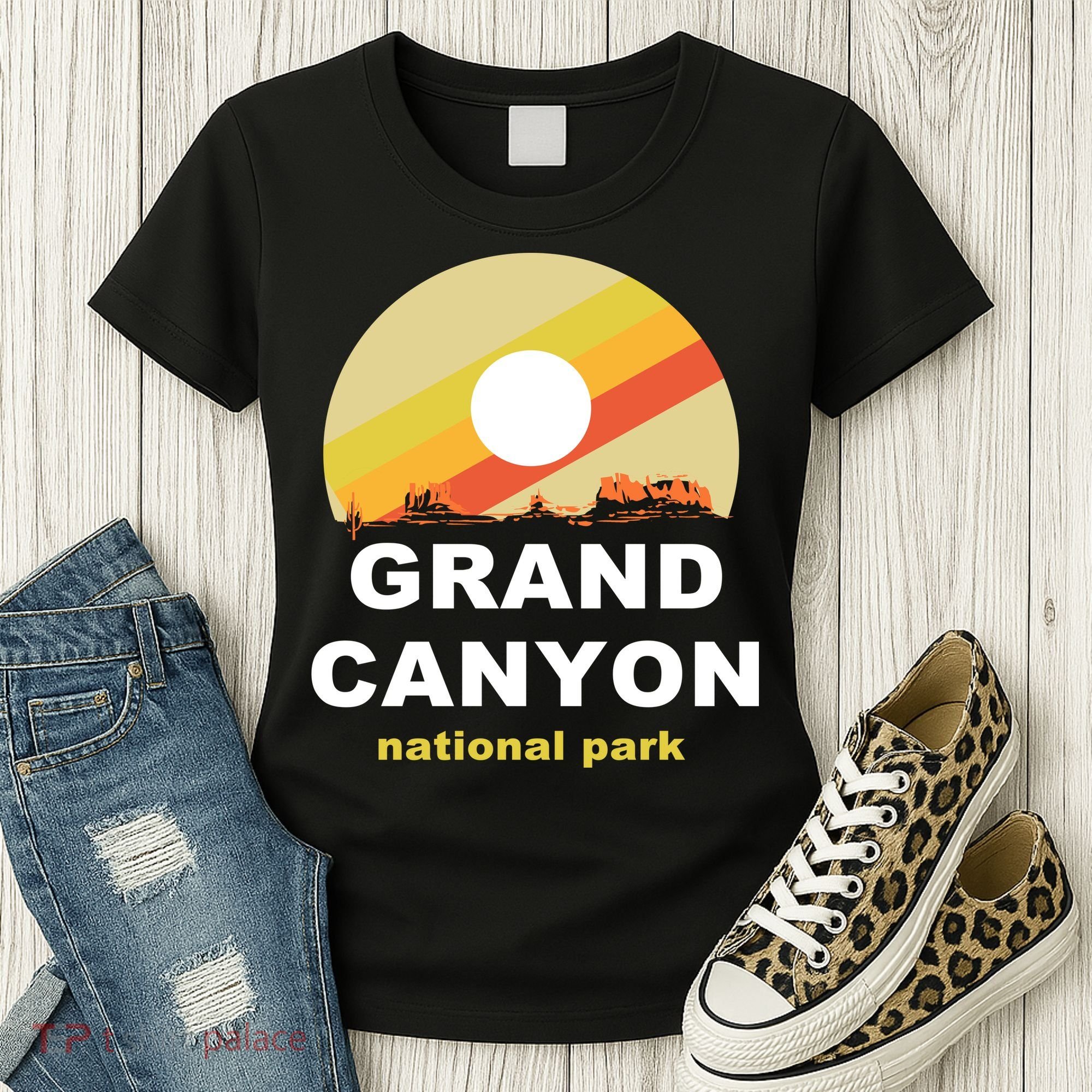 Grand Canyon National Park Retro Logo Women's T-Shirt