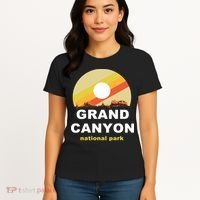 Grand Canyon National Park Retro Logo Women's T-Shirt thumb 4