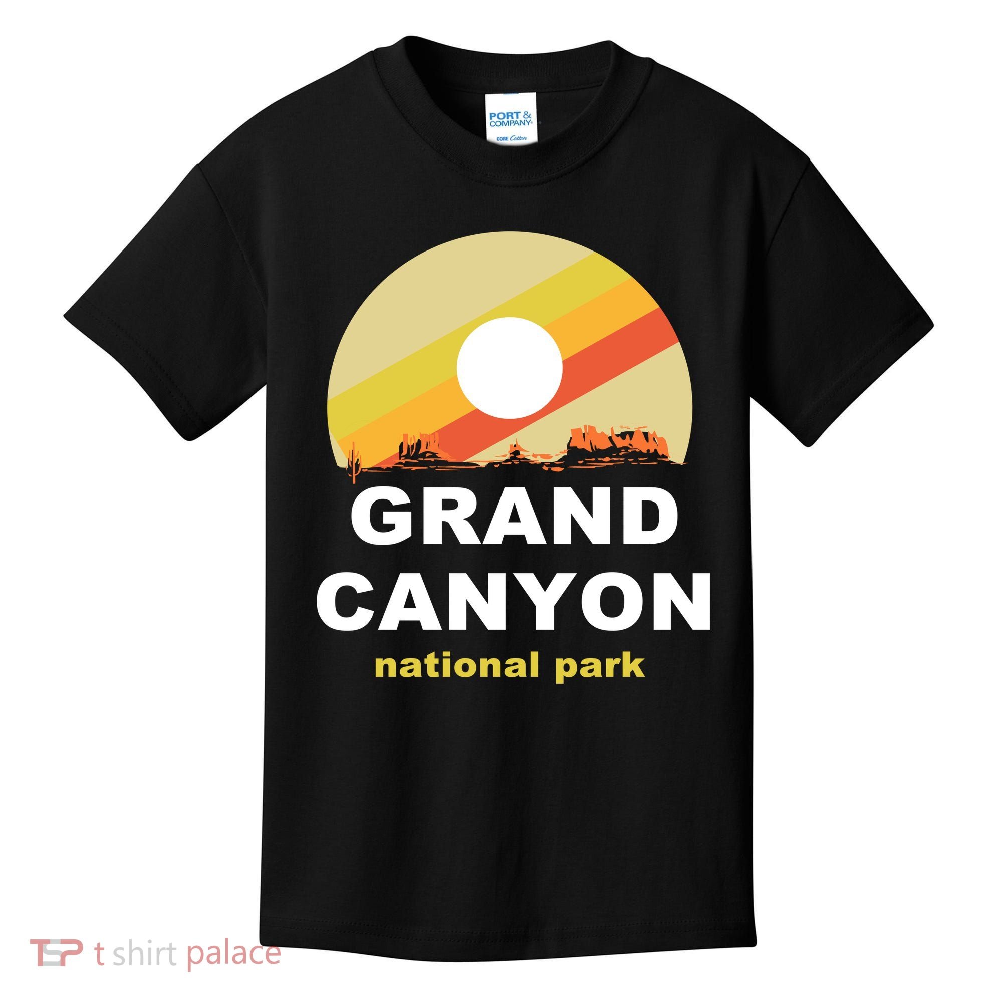 Grand Canyon National Park Retro Logo Kids T-Shirt