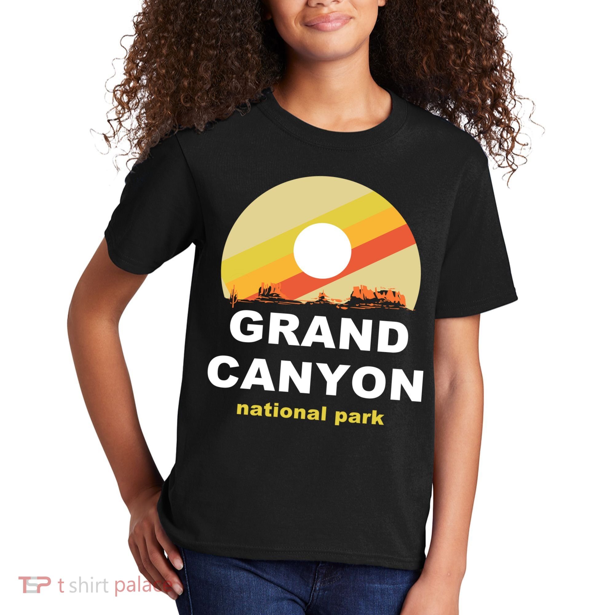 Grand Canyon National Park Retro Logo Kids T-Shirt