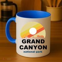 Grand Canyon National Park Retro Logo Coffee Mug thumb 4