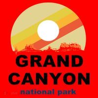 Grand Canyon National Park Retro Logo Santa Hat thumb 1