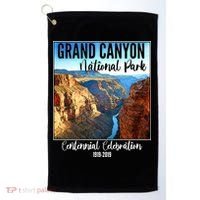 Grand Canyon National Parks Centennial Celebration Golf Towel thumb 0