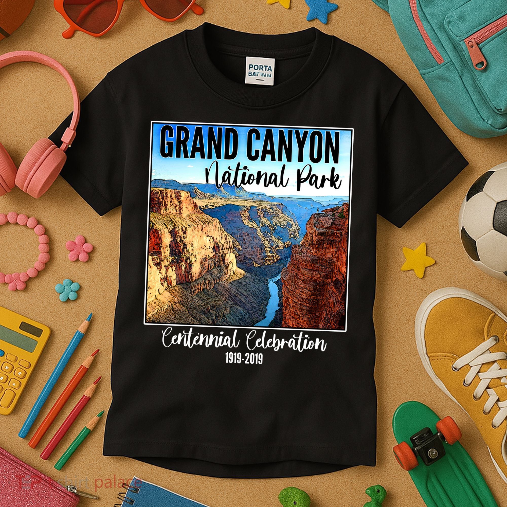 Grand Canyon National Parks Centennial Celebration Kids T-Shirt