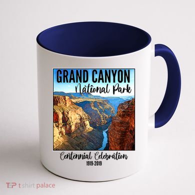 Grand Canyon National Parks Centennial Celebration Coffee Mug back
