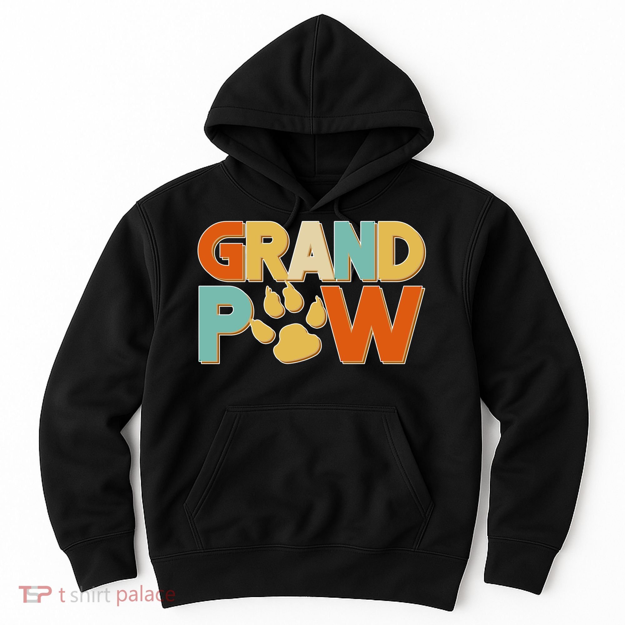 Grand Paw Funny Dog Grandpa Hoodie