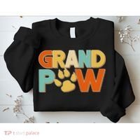 Grand Paw Funny Dog Grandpa Sweatshirt thumb 2