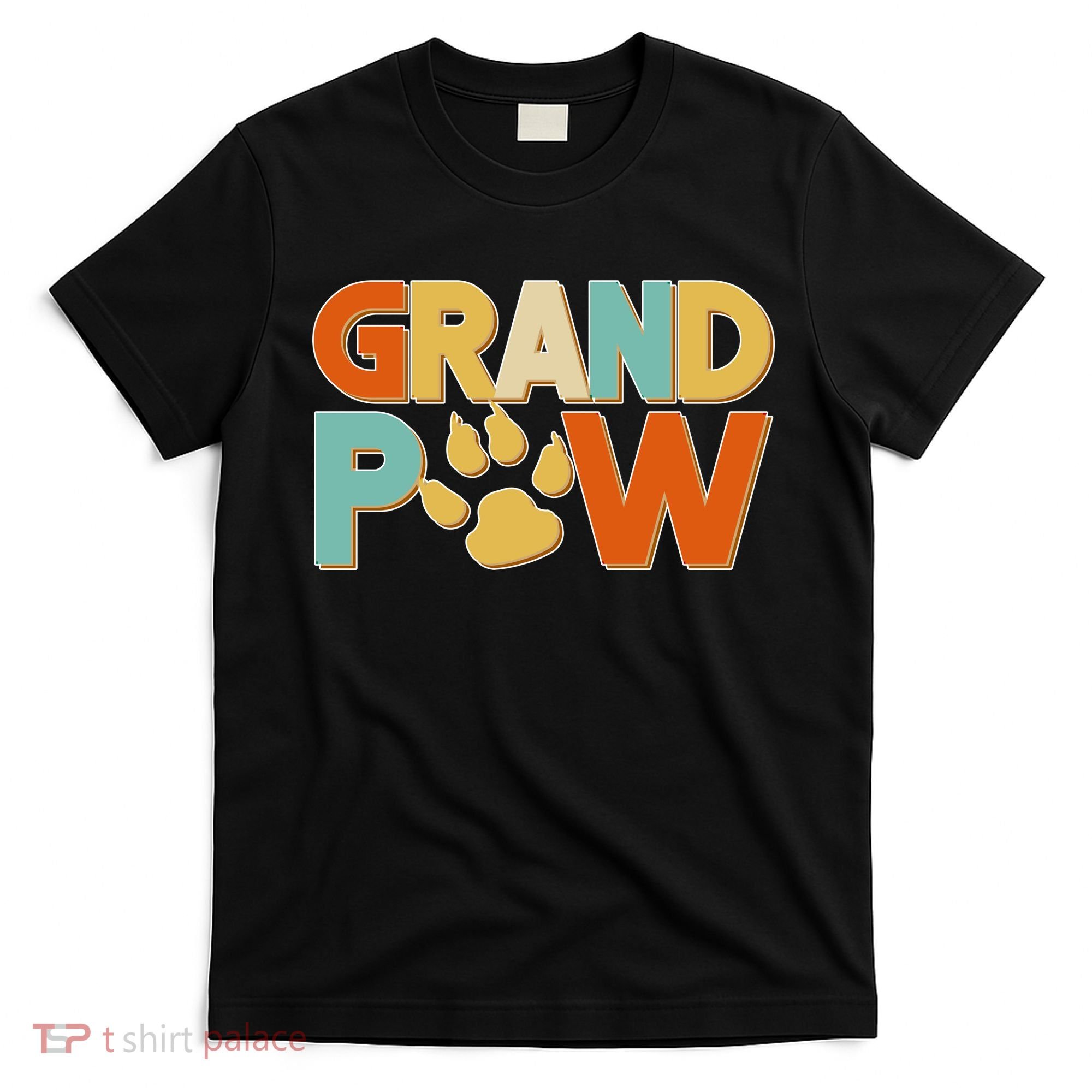Grand Paw Funny Dog Grandpa T-Shirt