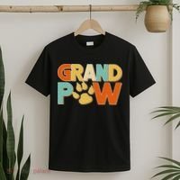 Grand Paw Funny Dog Grandpa T-Shirt thumb 2