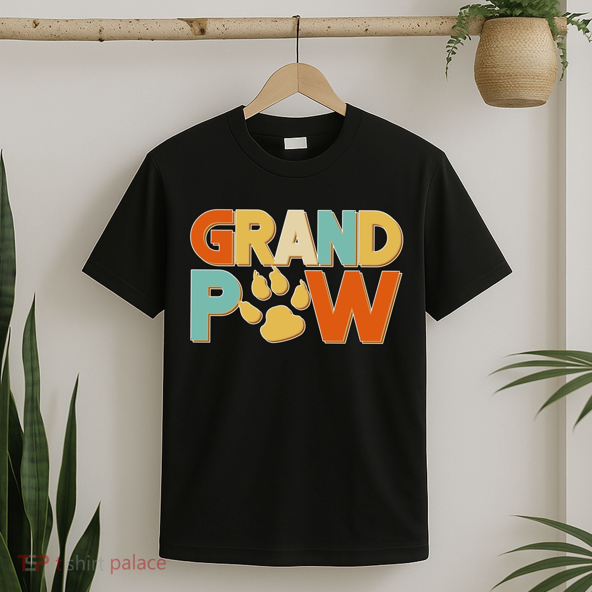 Grand Paw Funny Dog Grandpa T-Shirt