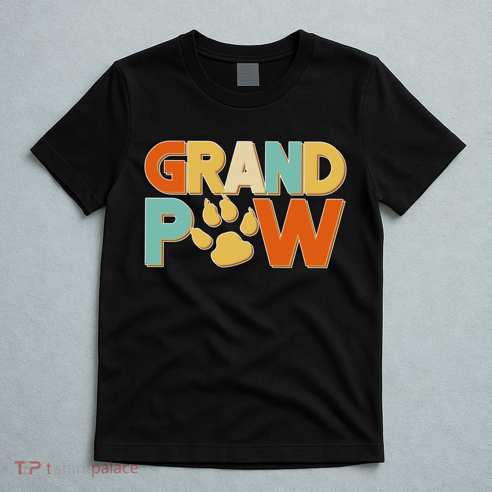 Grand Paw Funny Dog Grandpa T-Shirt