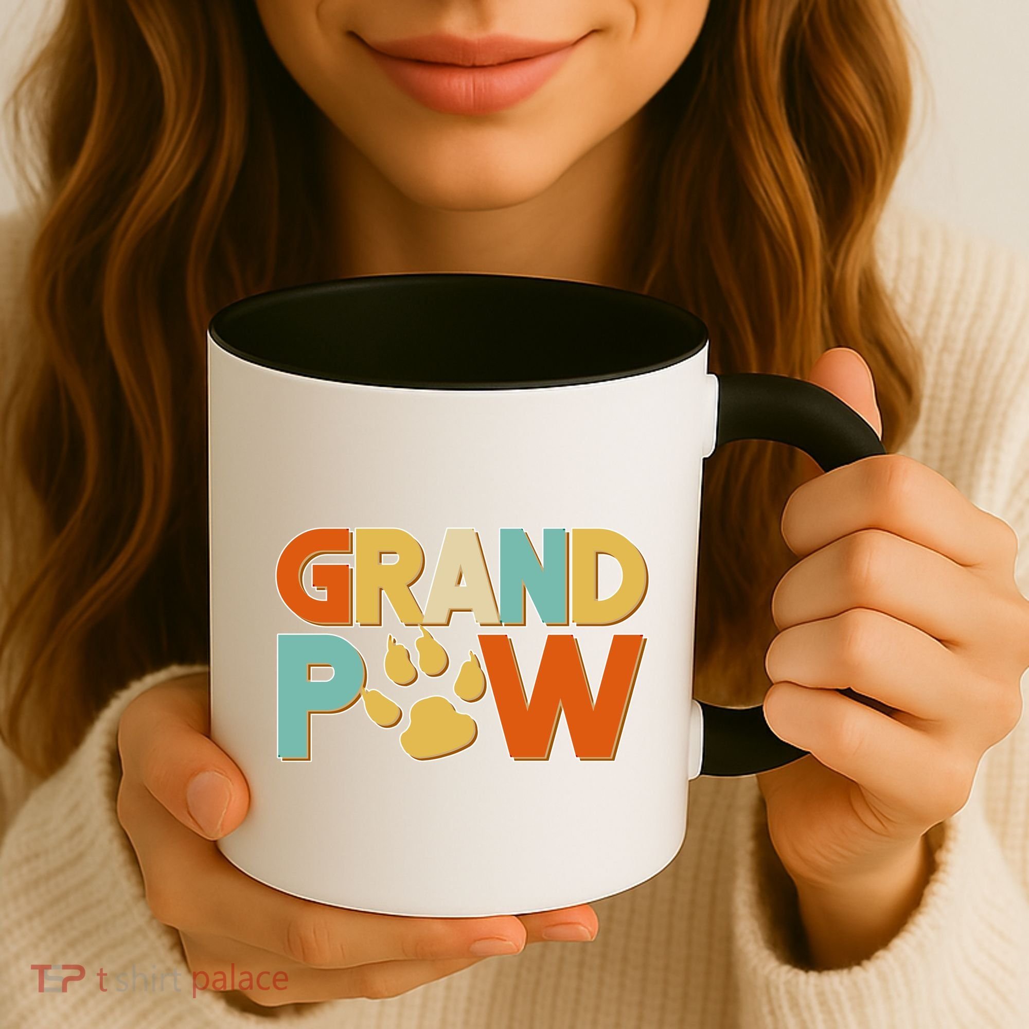 Grand Paw Funny Dog Grandpa Coffee Mug
