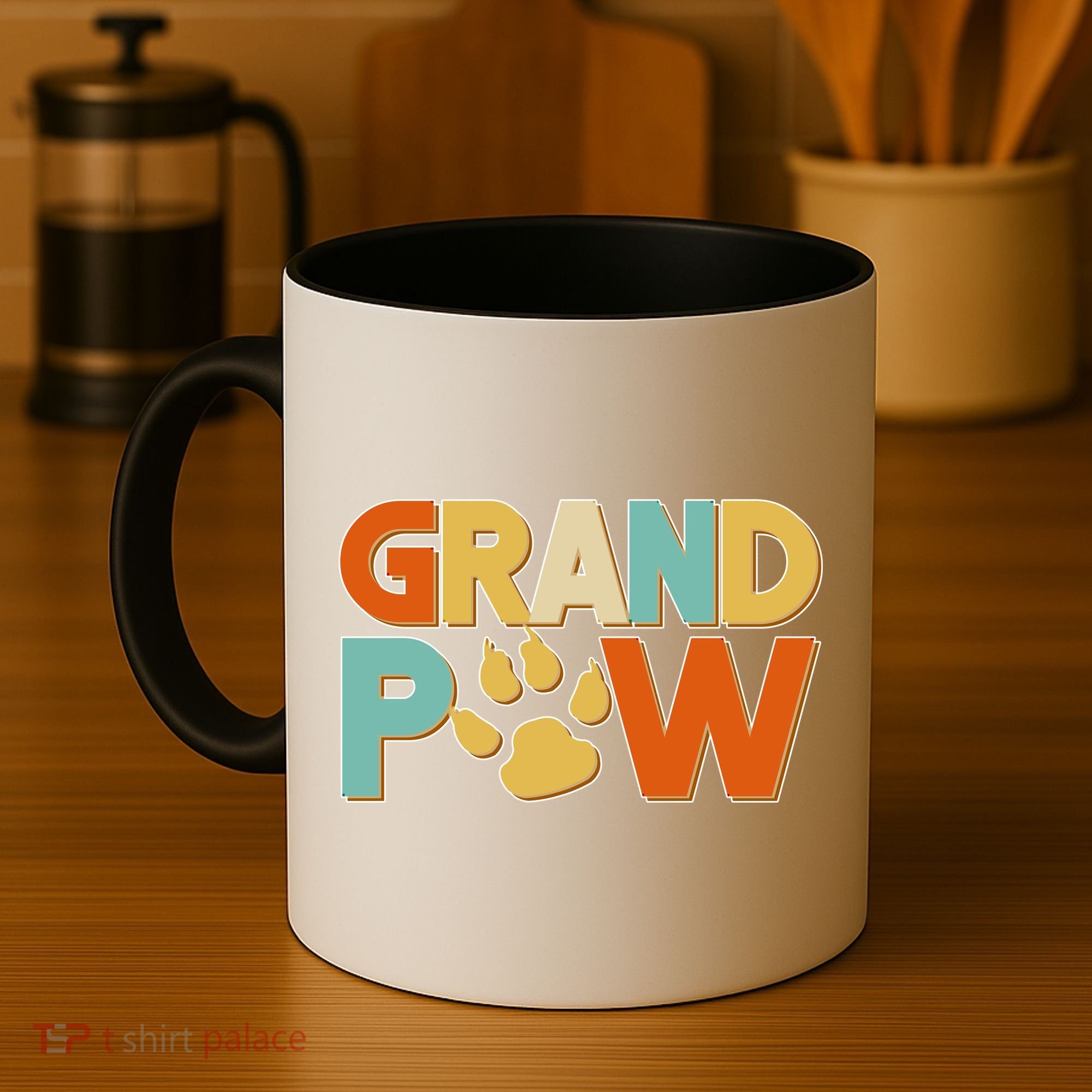 Grand Paw Funny Dog Grandpa Coffee Mug