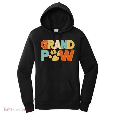 Grand Paw Funny Dog Grandpa Women's Hoodie