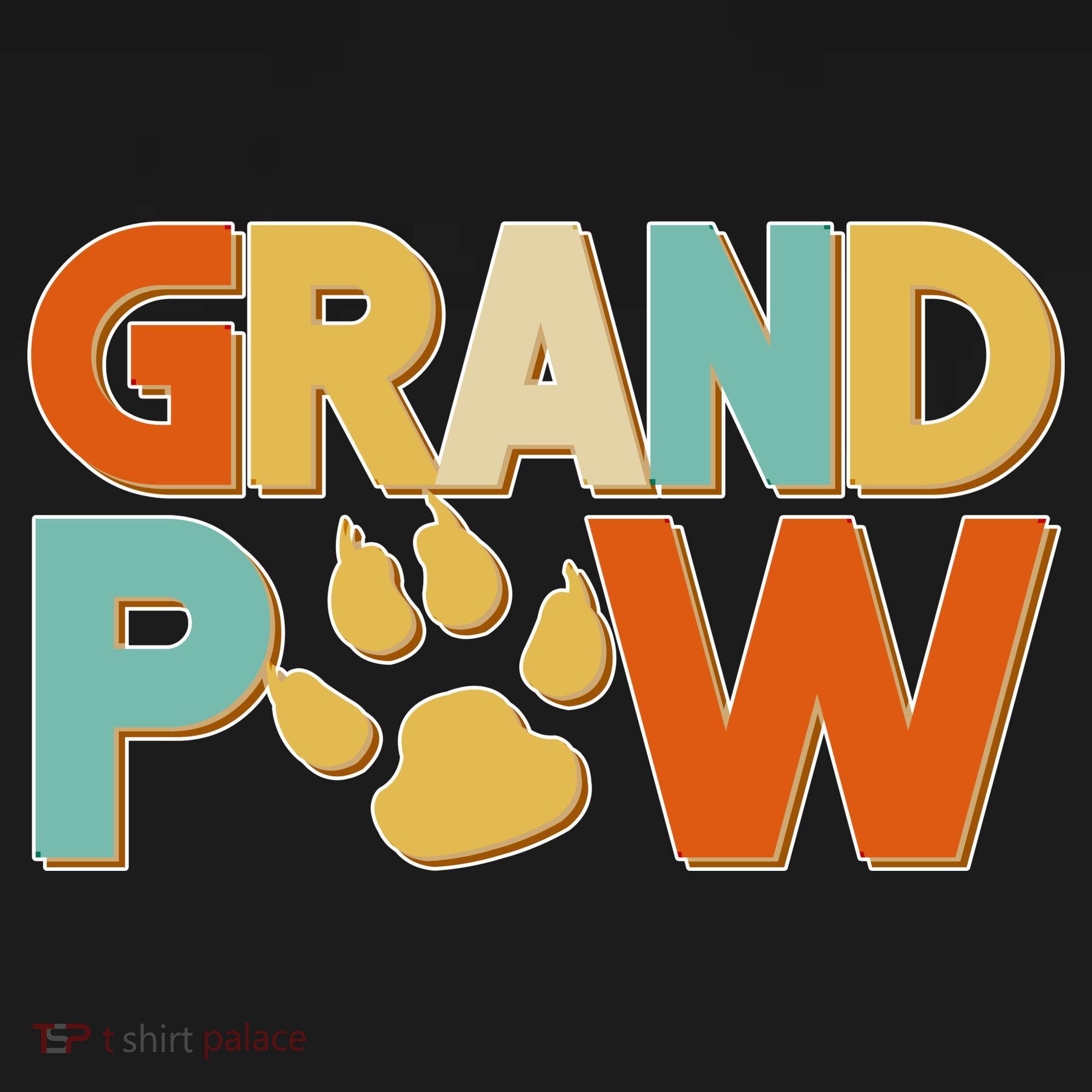 Grand Paw Funny Dog Grandpa Women's Hoodie