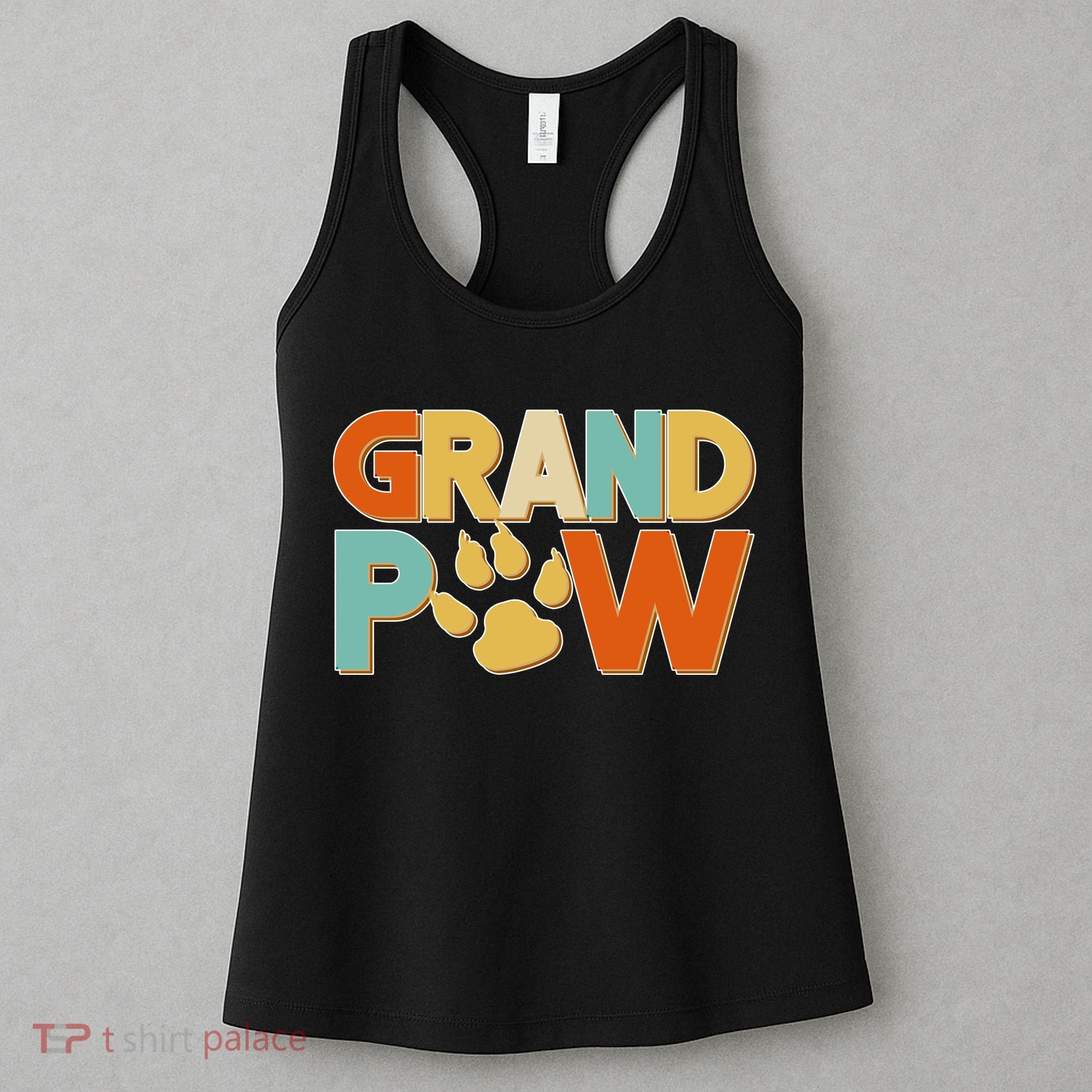 Grand Paw Funny Dog Grandpa Women's Tank Top