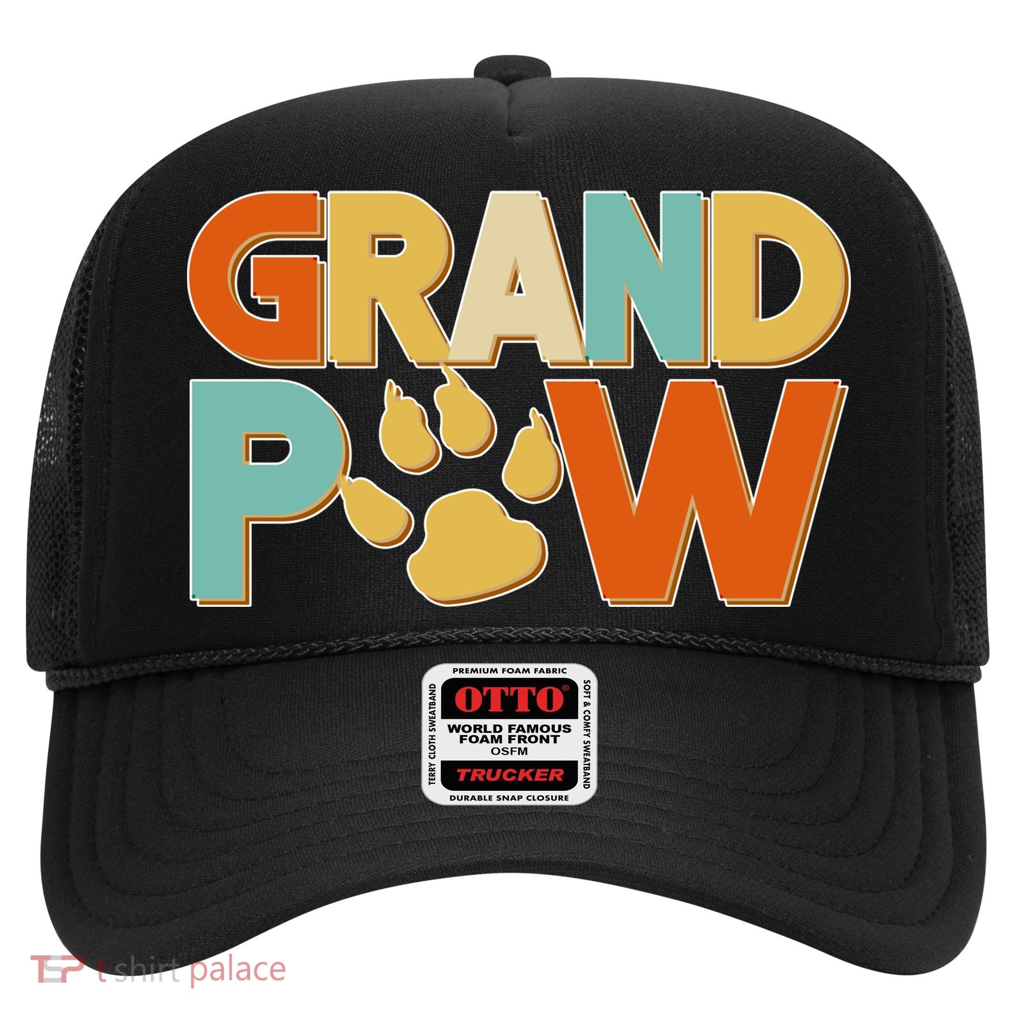 Grand Paw Funny Dog Grandpa Hat