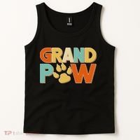 Grand Paw Funny Dog Grandpa Tank Top thumb 2