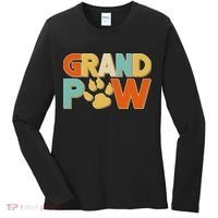Grand Paw Funny Dog Grandpa Women's Long Sleeve Shirt thumb 0