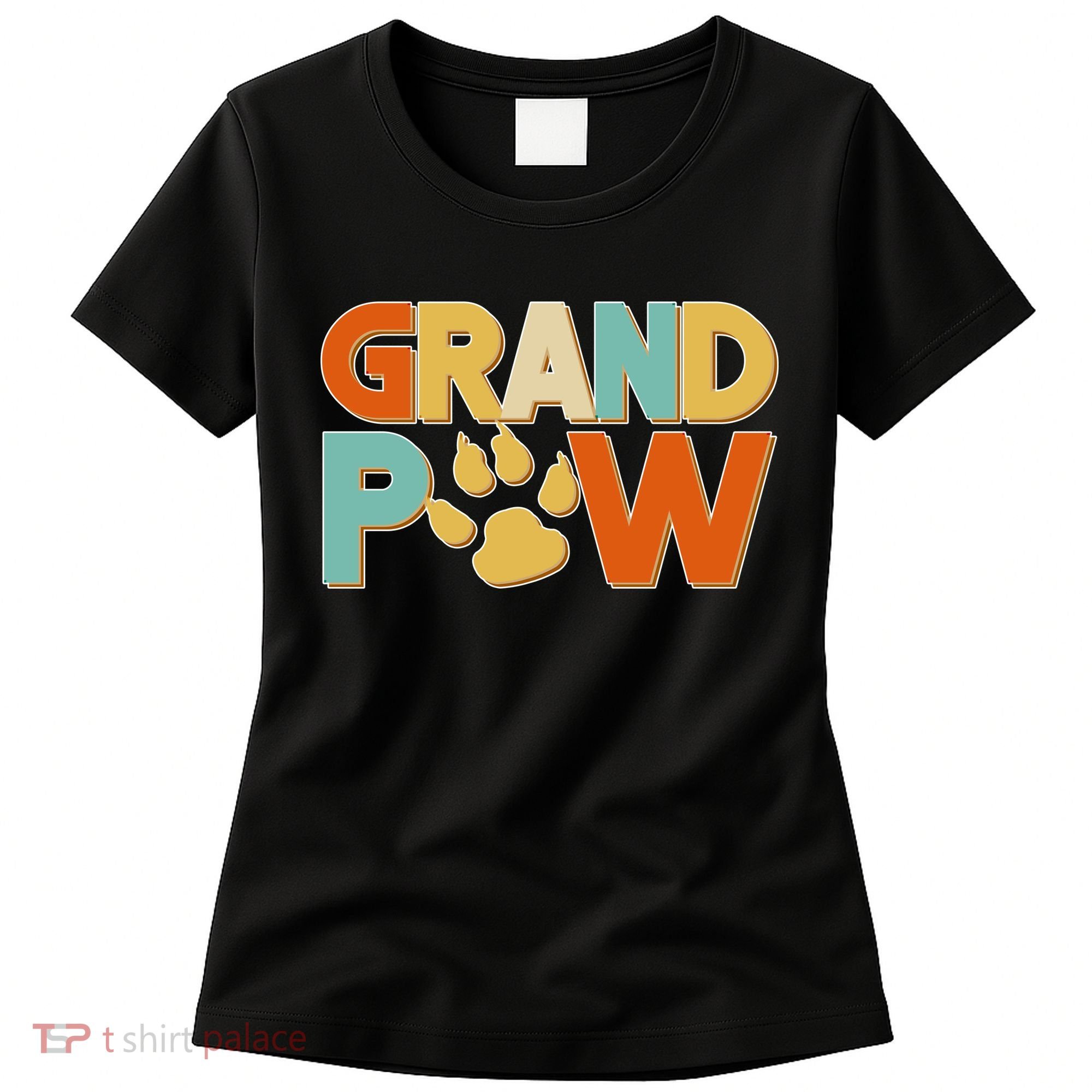 Grand Paw Funny Dog Grandpa Women's T-Shirt