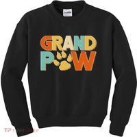 Grand Paw Funny Dog Grandpa Kids Sweatshirt thumb 0