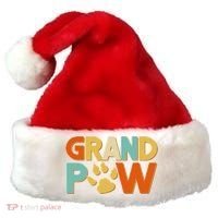 Grand Paw Funny Dog Grandpa Santa Hat thumb 0