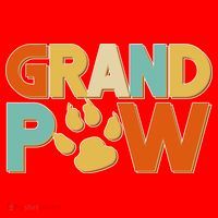 Grand Paw Funny Dog Grandpa Santa Hat thumb 1