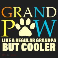 Grand Paw Like A Regular Grandpa But Cooler Tumbler thumb 3
