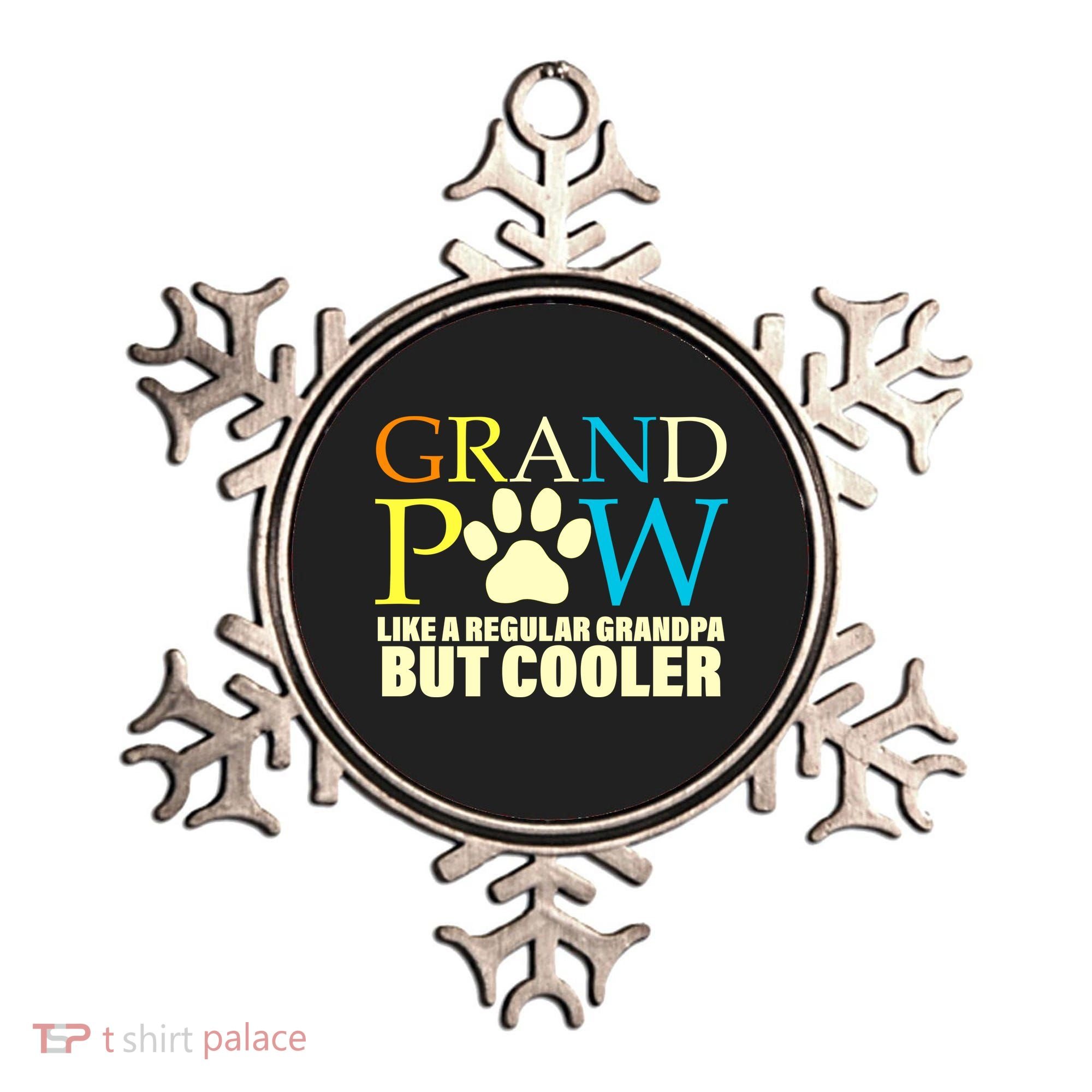 Grand Paw Like A Regular Grandpa But Cooler Ornament