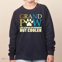 Grand Paw Like A Regular Grandpa But Cooler Women's Sweatshirt thumb 0