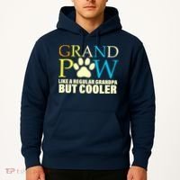 Grand Paw Like A Regular Grandpa But Cooler Hoodie thumb 2