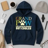 Grand Paw Like A Regular Grandpa But Cooler Hoodie thumb 3