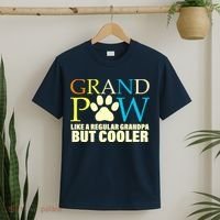 Grand Paw Like A Regular Grandpa But Cooler T-Shirt thumb 2