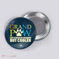 Grand Paw Like A Regular Grandpa But Cooler Button thumb 0