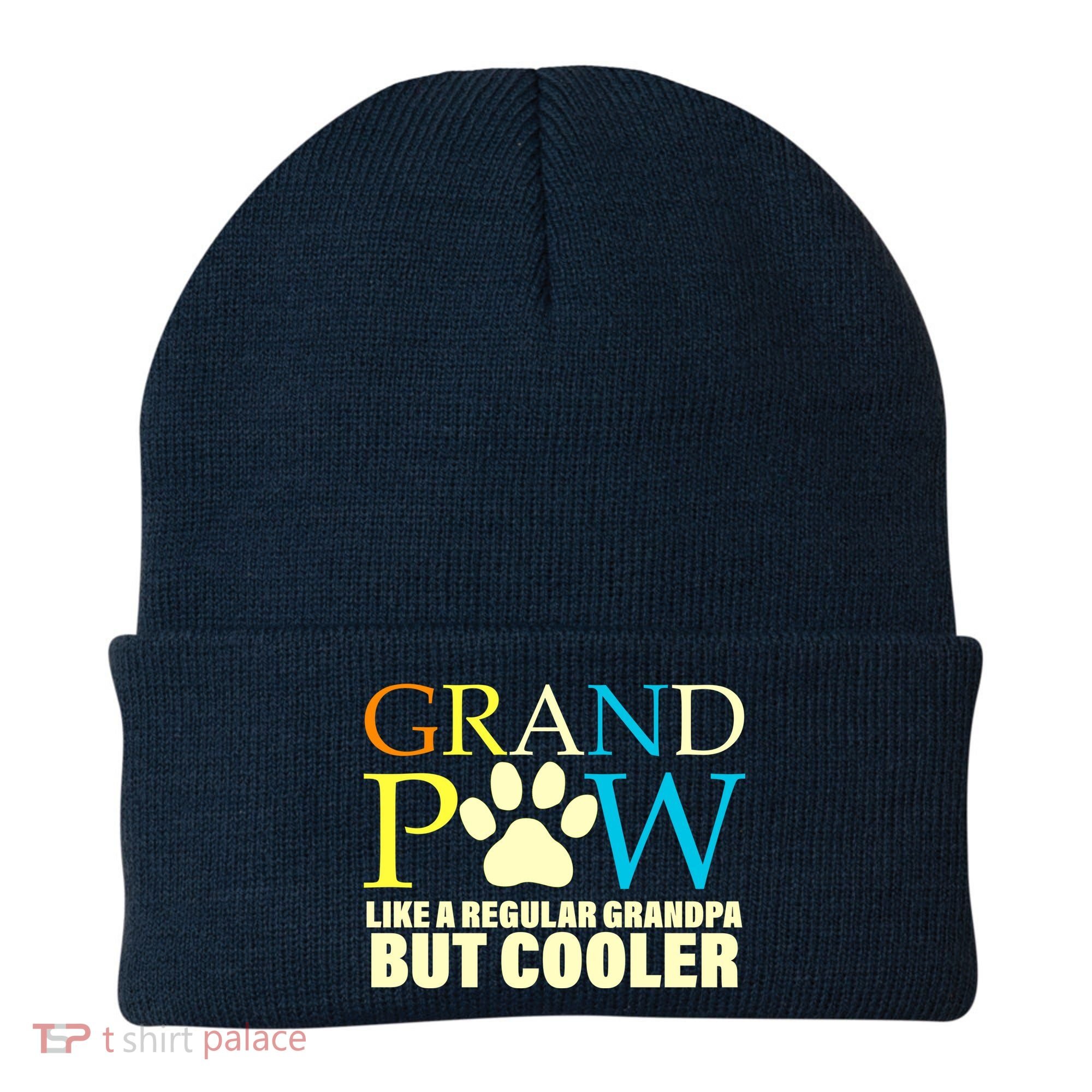 Grand Paw Like A Regular Grandpa But Cooler Beanie