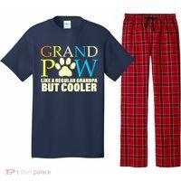 Grand Paw Like A Regular Grandpa But Cooler Pajama Set thumb 0