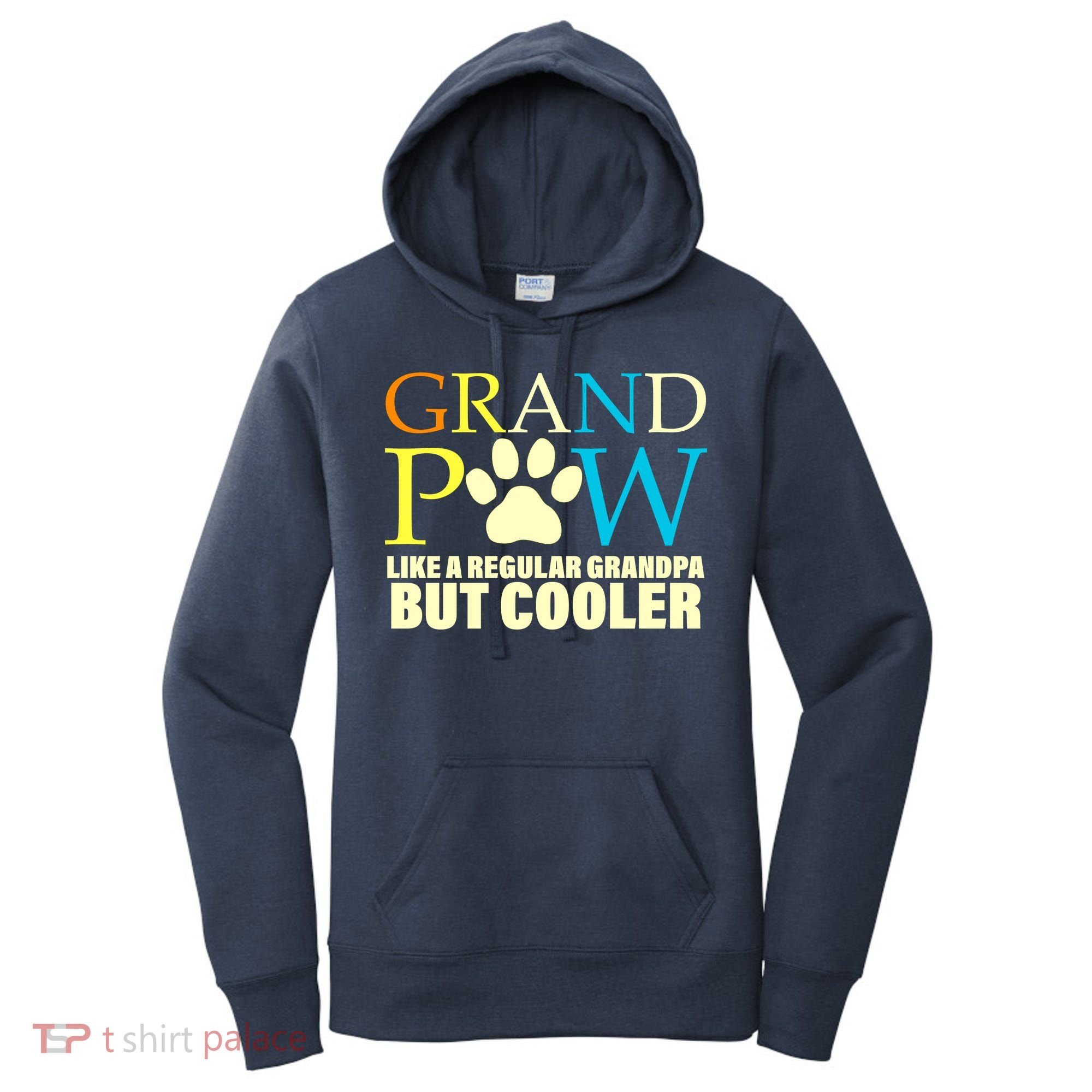 Grand Paw Like A Regular Grandpa But Cooler Women's Hoodie