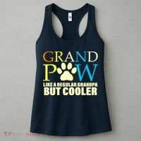Grand Paw Like A Regular Grandpa But Cooler Women's Tank Top thumb 3
